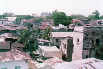 Roofs of Zanzibar stone town, Zanzibar City, 2008