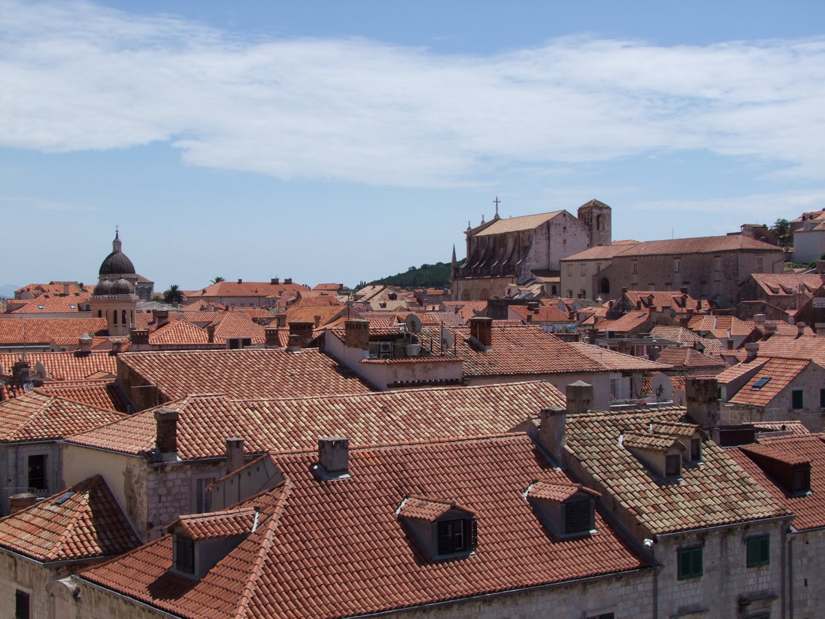 Dubrovnik - widok z murów miejskich - view from city wall, Dubrovnik, Croatia, 2012