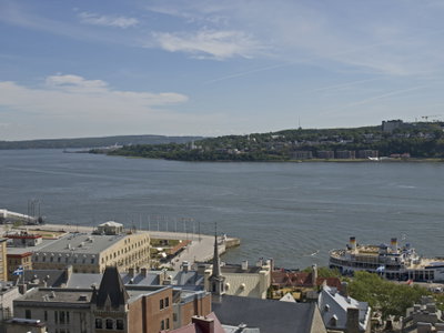 Quebec City Saint Lawrence River seen from Terrasse Dufferin 1, Quebec City, 2017