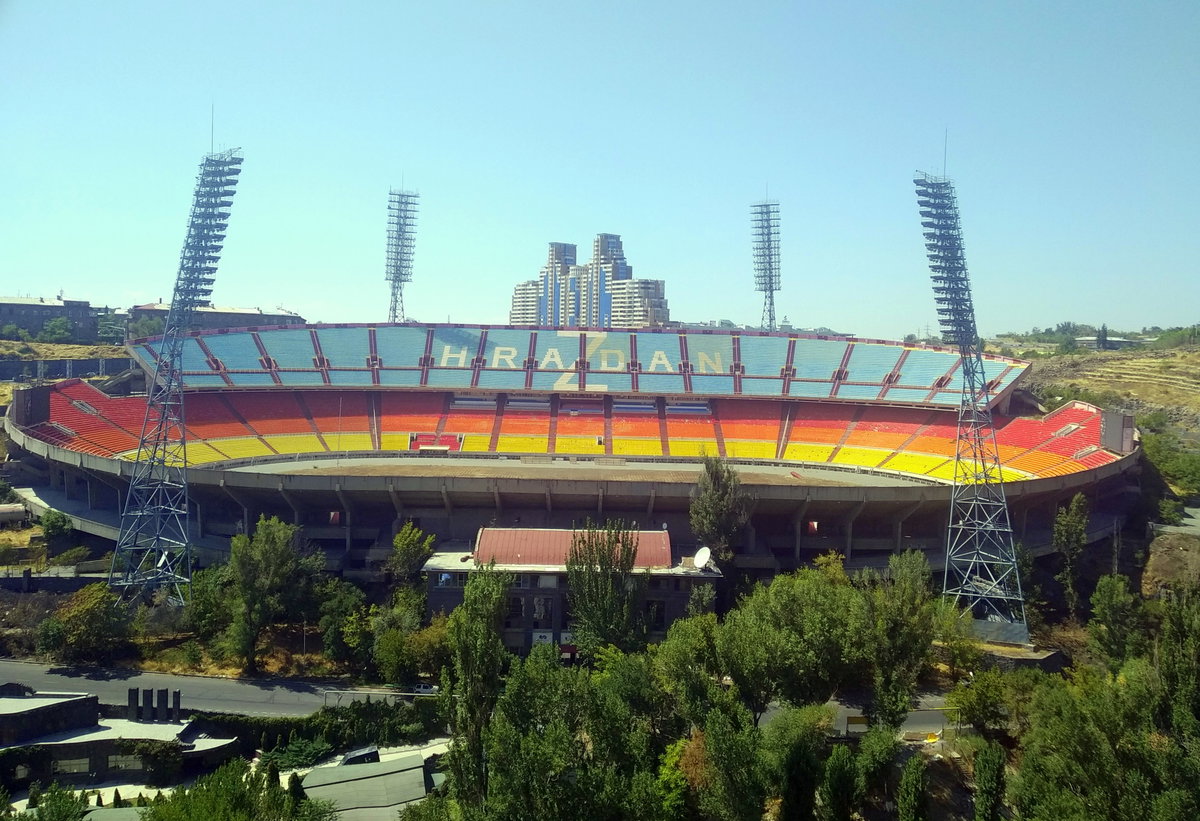 Hrazdan Stadium (28.08.2019) 01, Yerevan, Armenia, 2019