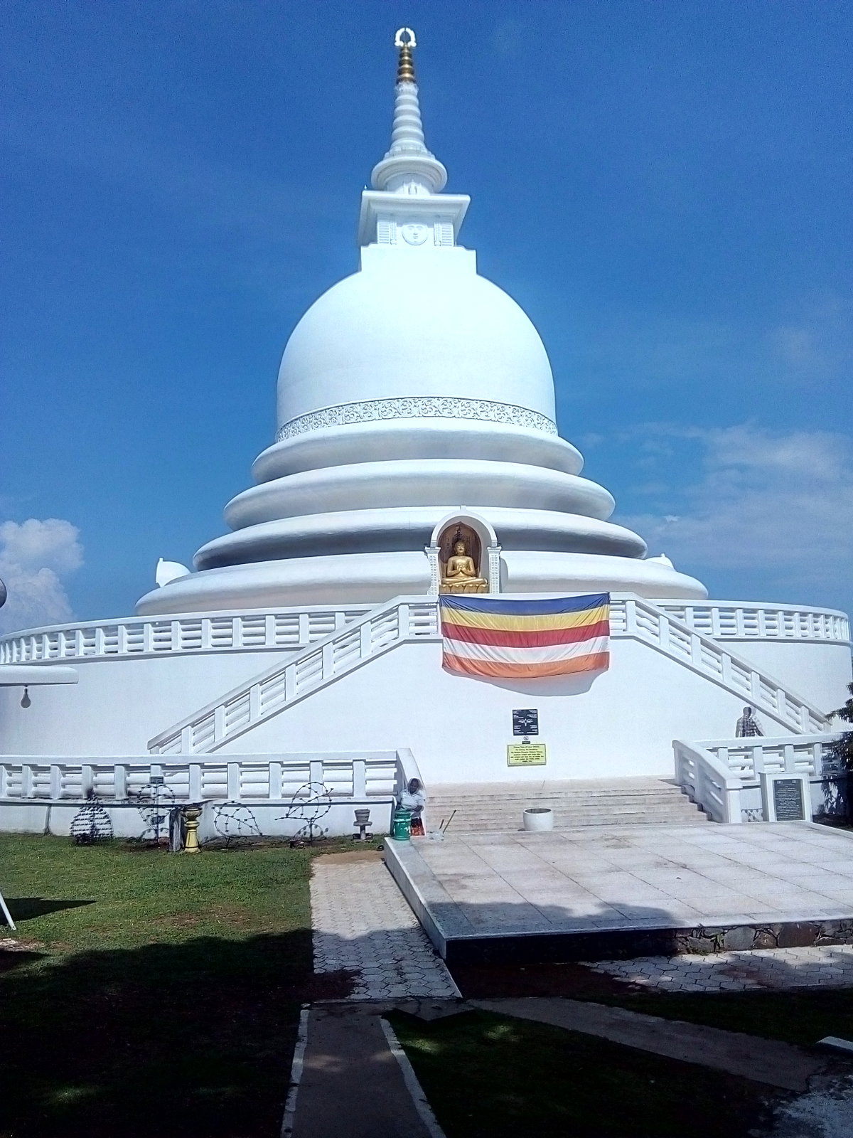Japanese Peace Pagoda Rumassala, Galle, Sri Lanka, 2019