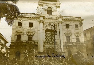 EU: Panama-Stadt, Public House. Blick auf klassiszistische Hauptfassade (1915), Panama City, 1915