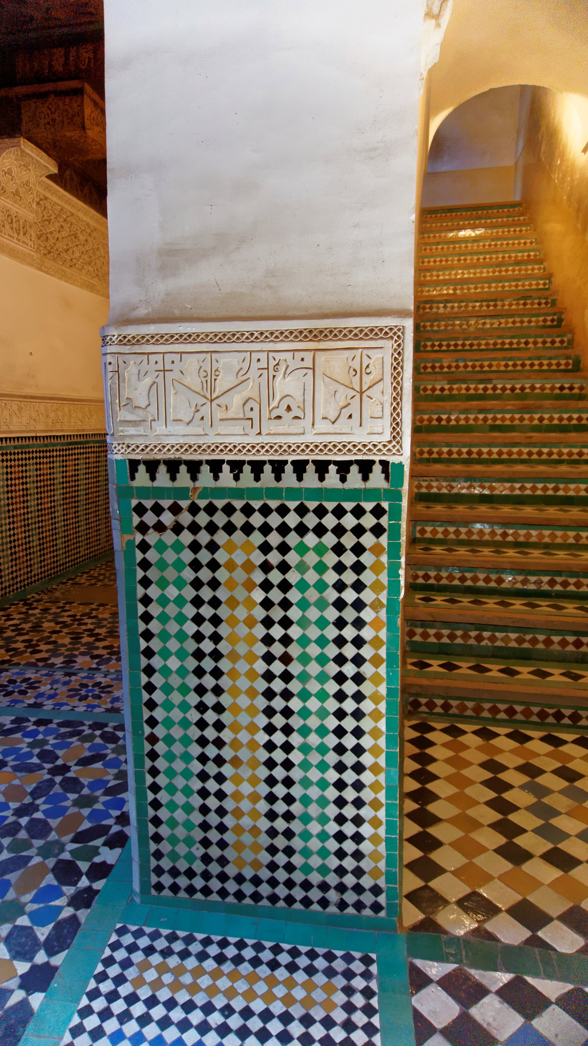 Ben Youssef Madrasa 1619 DxO, Marrakesh, Morocco, 2016
