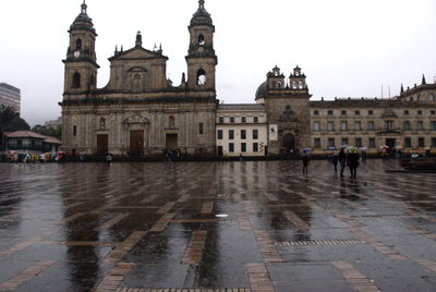 Catedral Primada de Bogotá en la lluvia, Bogotá, 2011