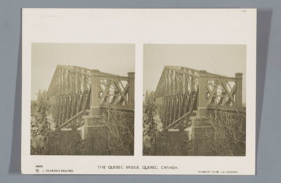EU: The Quebec Bridge, Quebec, Canada (1920), Quebec City, 1920