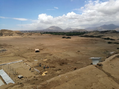 Vistres des de la Huaca de la Luna, Trujillo, 2017