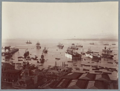EU: Hamnen, Valparaiso - Vanadis expedition (1884), Valparaíso, 1884