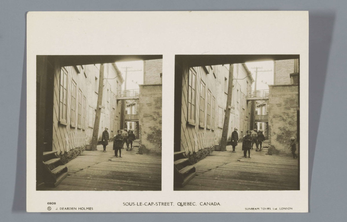 EU: Sous-le-Cap-Street, Quebec, Canada (1920), Quebec City, Canada, 1920