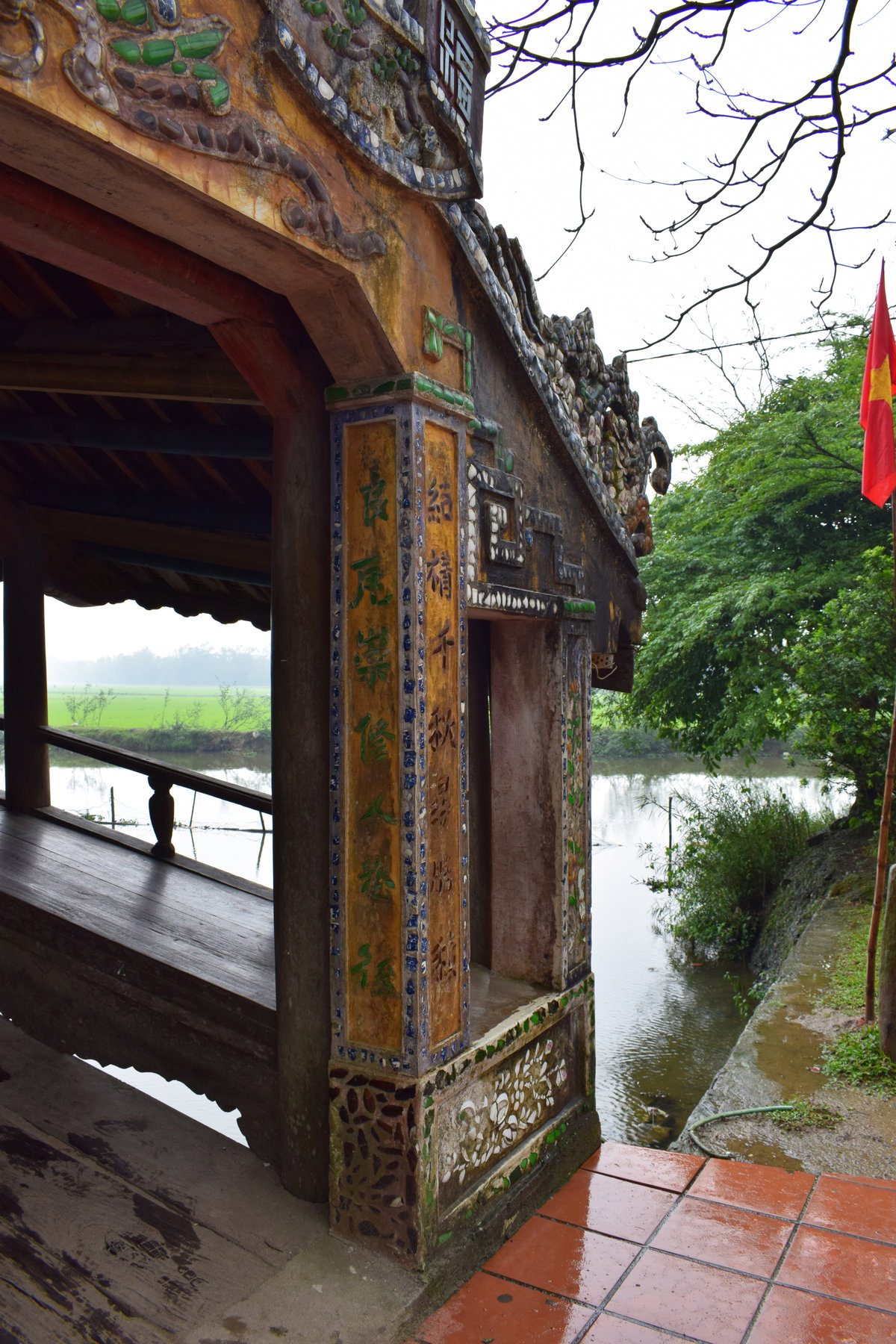 Thanh Toan tile-roofed bridge, Hue, Vietnam, 2018