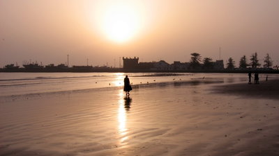 Setting sun - Essaouira (3 of 3), Essaouira, 2009