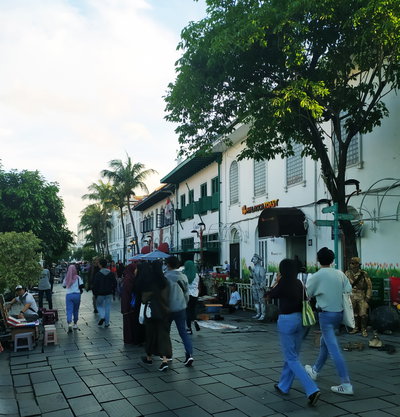 Jalanan Kota Tua Jakarta, Jakarta, 2020
