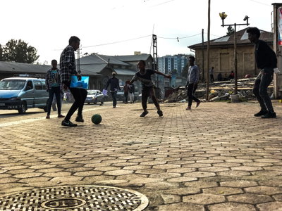 Street football in Addis Ababa, Addis Ababa — photos through time