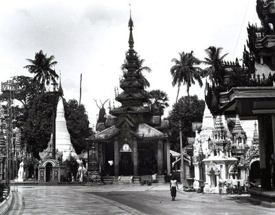 Shwedagon Pagoda complex, Yangon, 1945