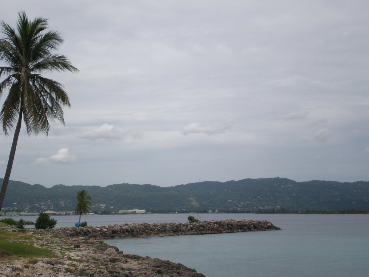 Montego Bay - View to hills of Jamaica, Montego Bay, Jamaica, 2008