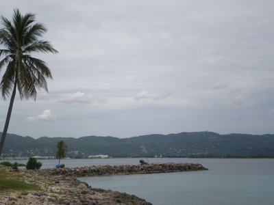 Montego Bay - View to hills of Jamaica, Montego Bay, 2008