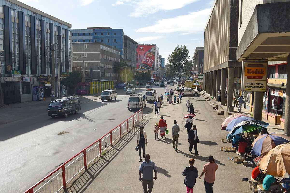 Adwa Street, Addis Ababa, Ethiopia, 2016