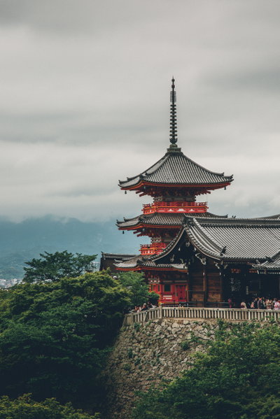 Kiyomizu-dera, Kyōto-shi, Japan (Unsplash), Kyoto, 2017