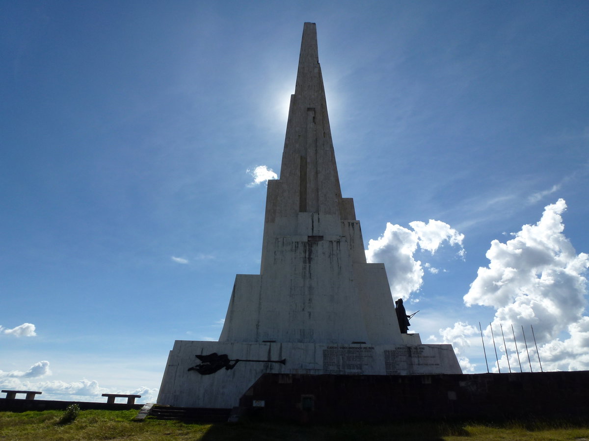 Monument to the Battle of Ayacucho where Peru won its inependence, Ayacucho, Peru, 2012
