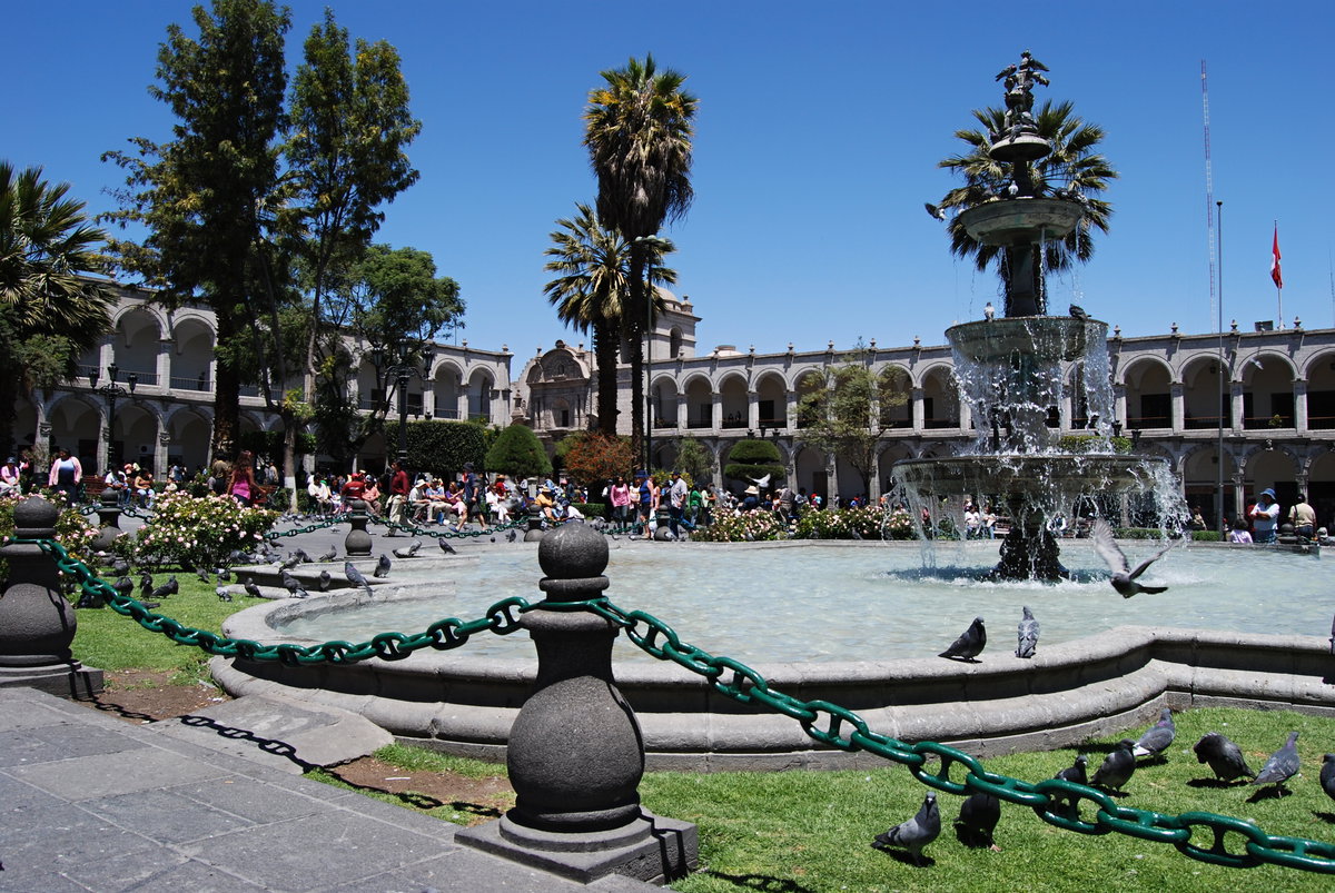 Arequipa - Plaza de Armas, Arequipa, Peru, 2008