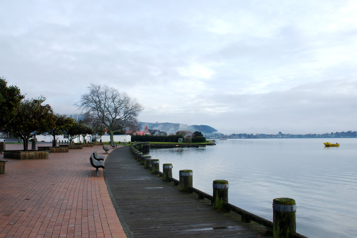 A Beautiful View of Lake Rotorua NZ, Rotorua, New Zealand, 2013