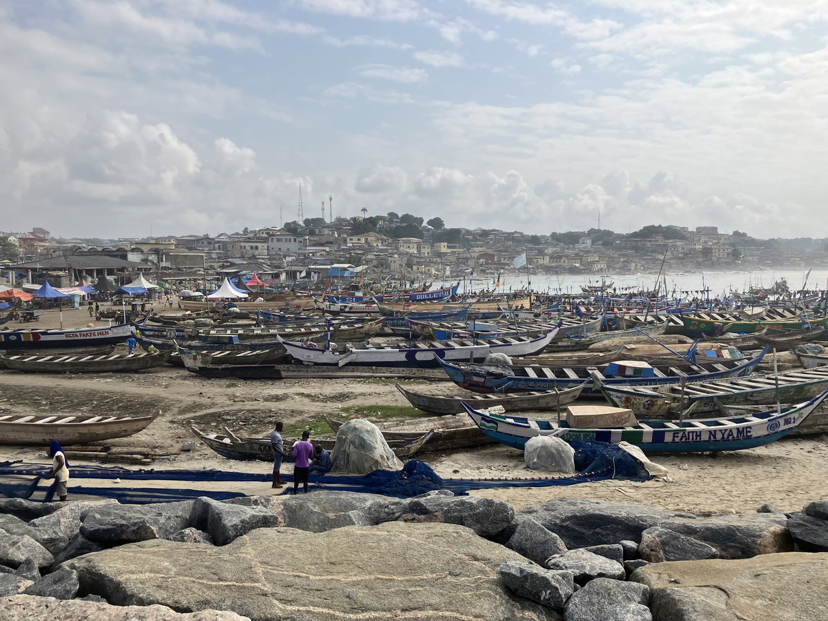 Beach of Cape Coast, Cape Coast, Ghana, 2025