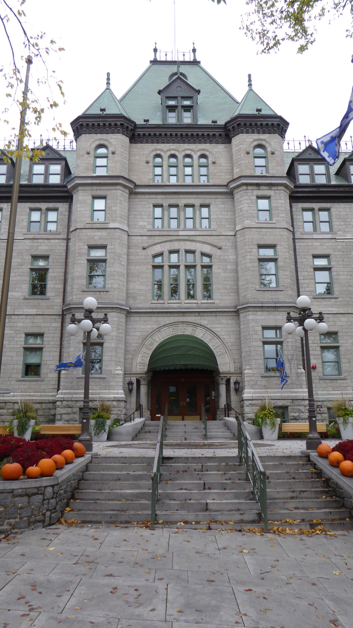 Quebec portail de Hôtel de ville, Quebec City, Canada, 2017