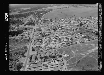 Kenya Colony. Mombassa. Air view. Closer view along the bay LOC, Mombasa, 1936