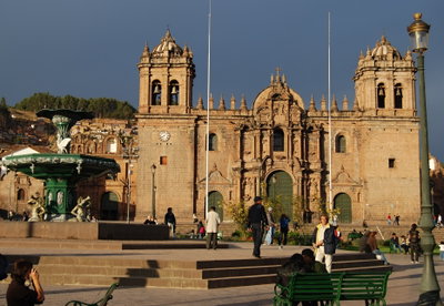 Cusco - katedrála - La Compaňia de Jesus, Plaza de Armas, Cusco, 2008