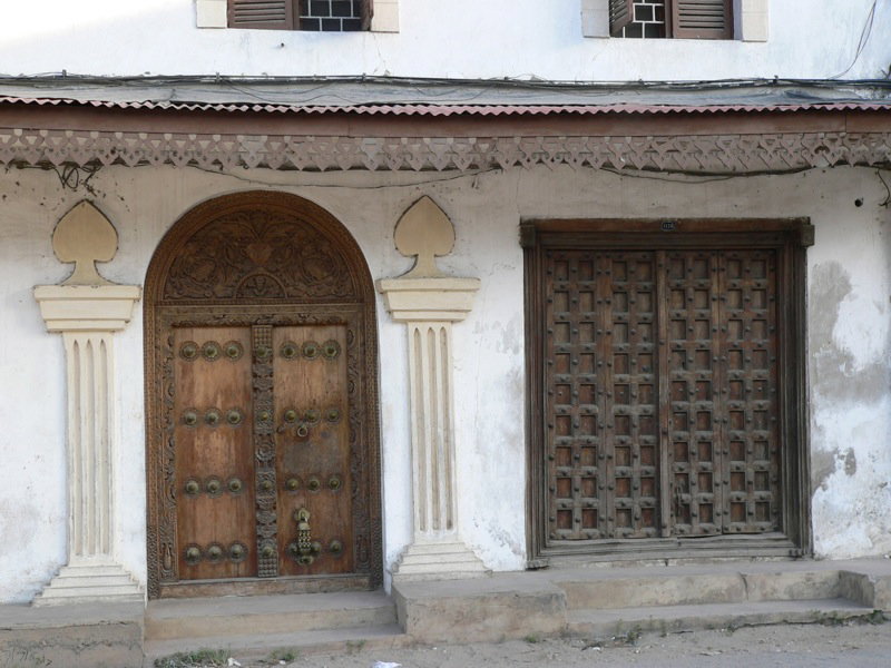 Arab and Indian influenced doors, Zanzibar (Stone Town), Tanzania, 2007