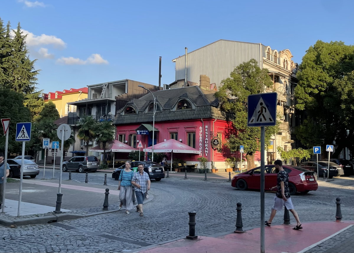 Gorgasali Vazha-Pshavela intersection in Batumi, Batumi, Georgia, 2022