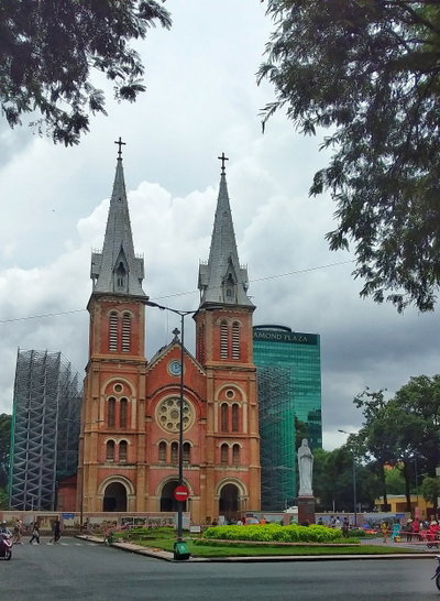 Nha tho Duc Ba sua chua, Ho Chi Minh City, 2018