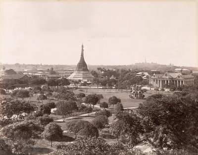 Fytche Square, Rangoon, Yangon, 1895