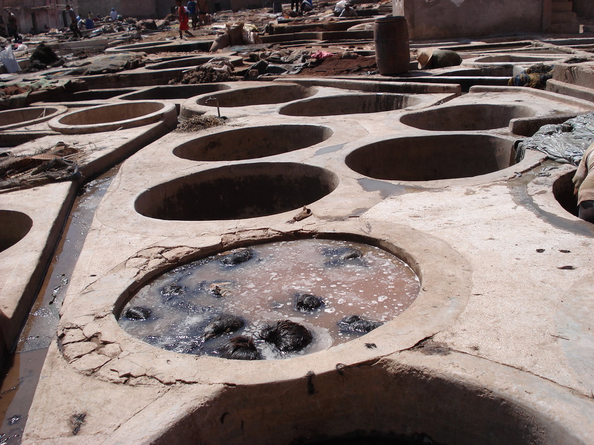 Marrakech tanneries, Marrakech, Morocco, 2006