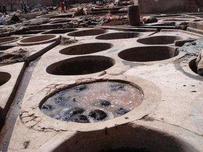 Marrakech tanneries, Marrakech, 2006