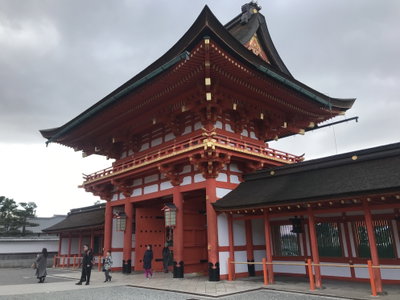 Romon gate of Fushimi Inari Grand Shrine 2, Kyoto, 2019