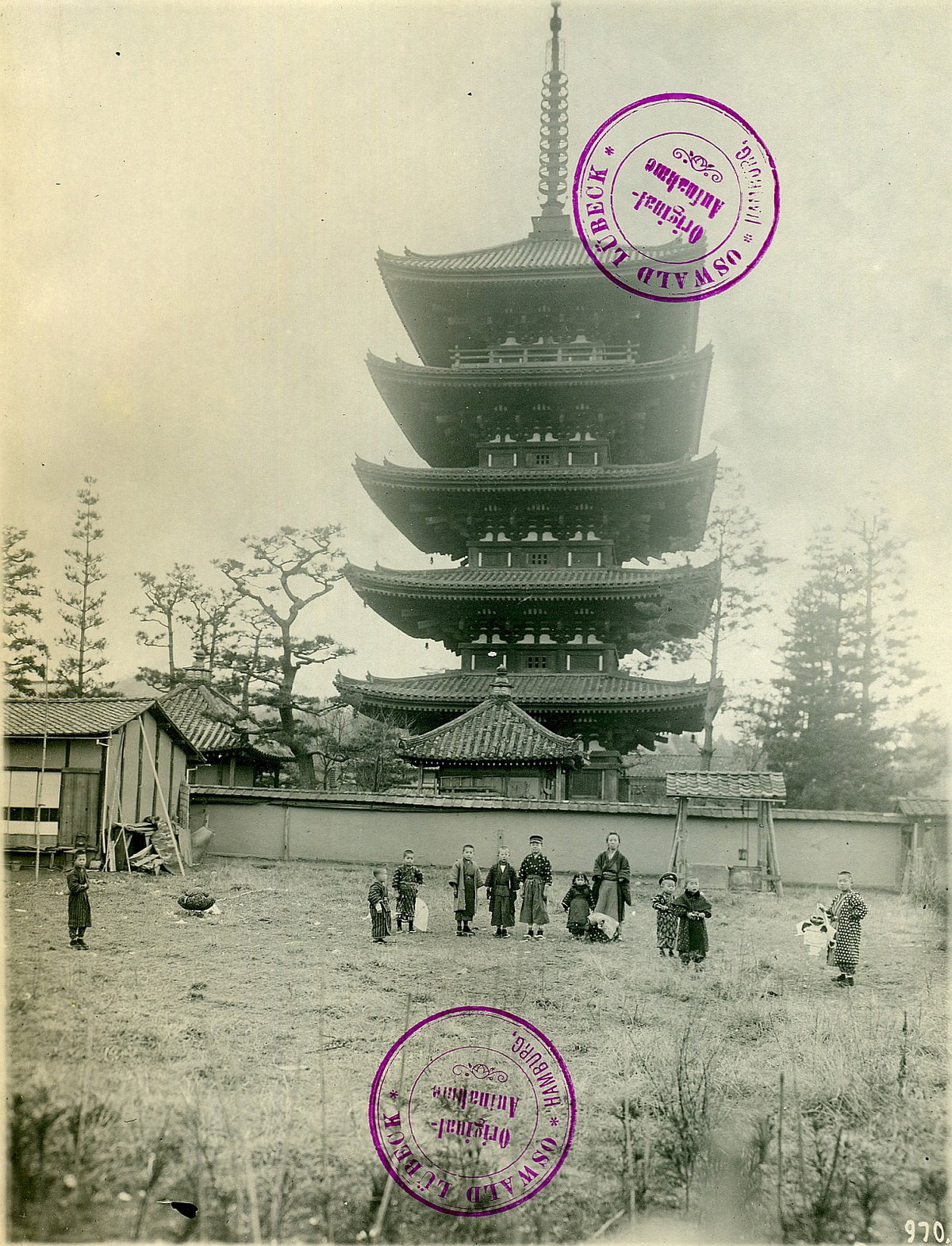 EU: Yasaka Pagoda (1913), Kyoto, Japan, 1913