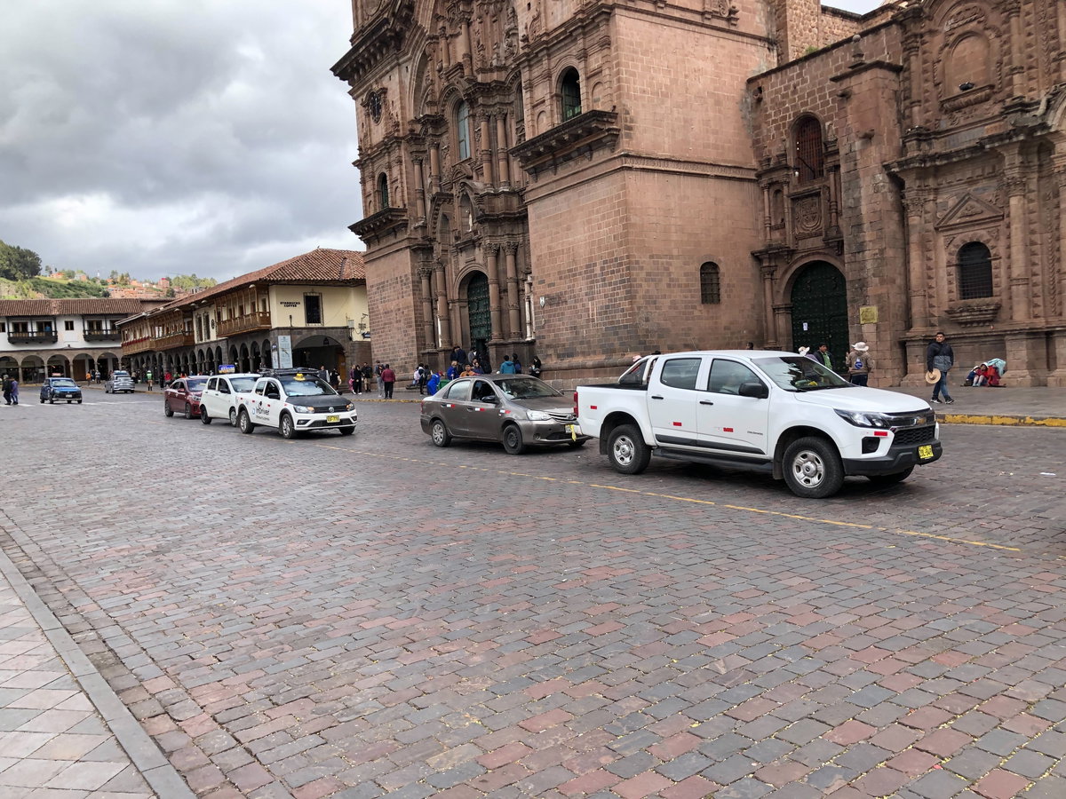 Traffic in Cusco, Cusco, Peru, 2025