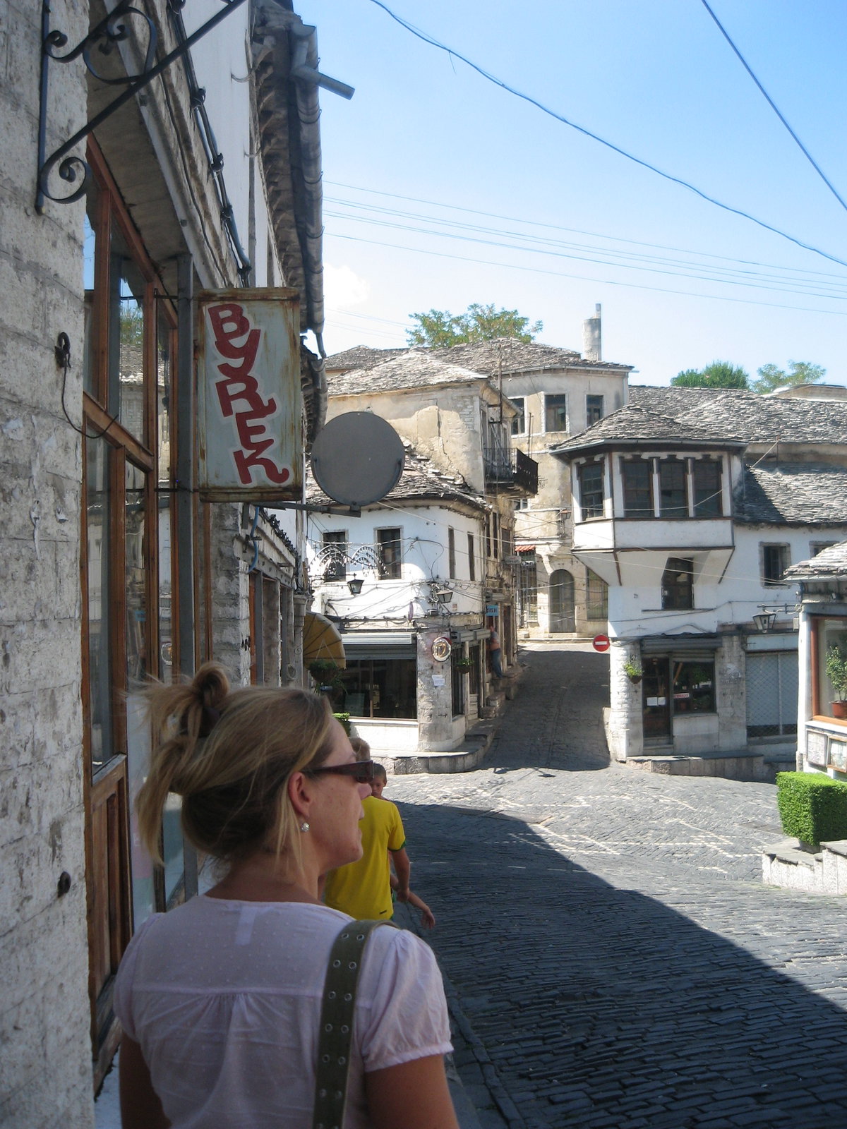 Gjirokastër center of town pass, Gjirokastër, Albania, 2008