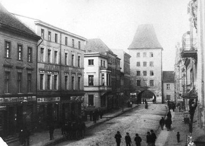 Torun Brama Chelminska od poludnia, Toruń, 1880