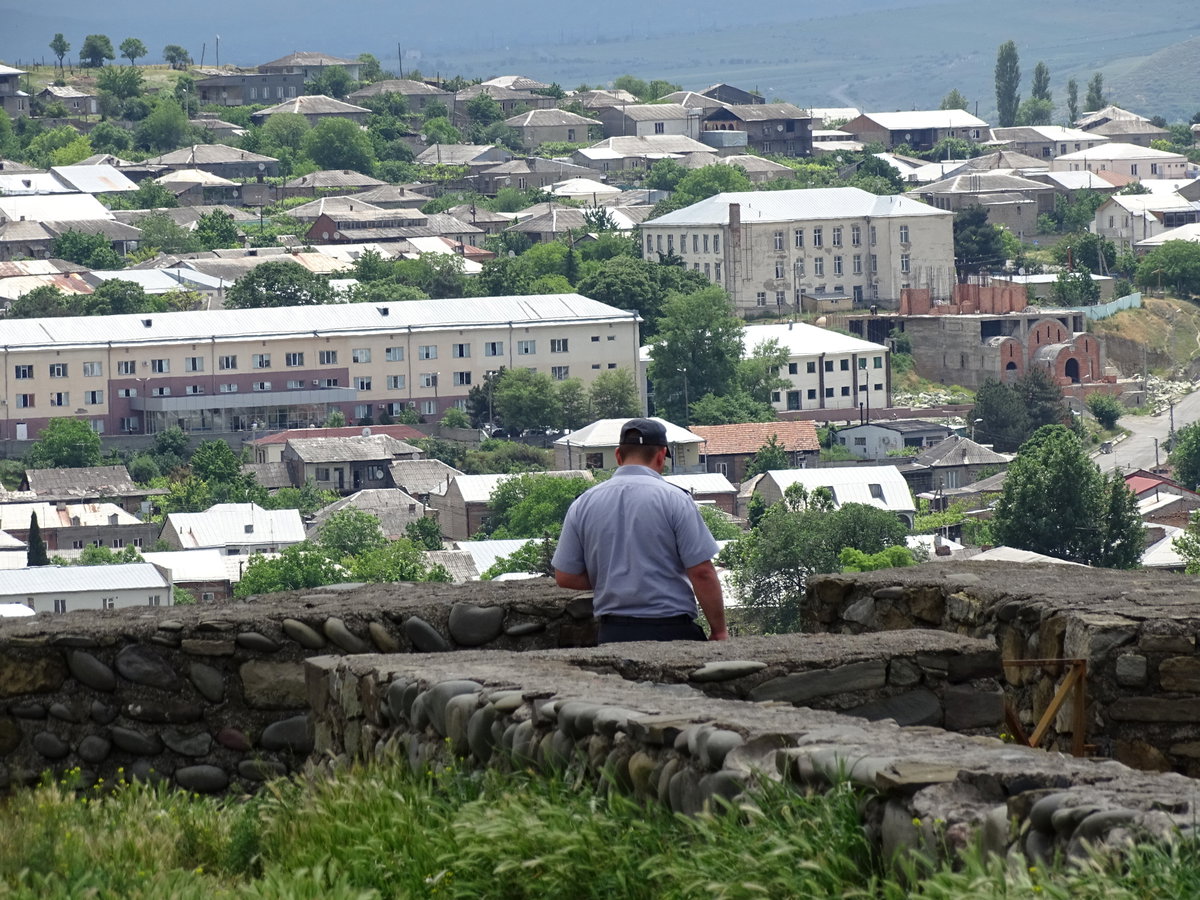 View over Gori from Hilltop Castle - Gori - Georgia, Gori, Georgia, 2015
