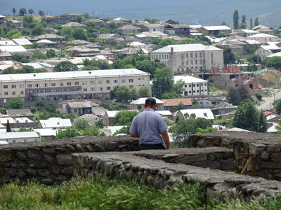 View over Gori from Hilltop Castle - Gori - Georgia, Gori, 2015
