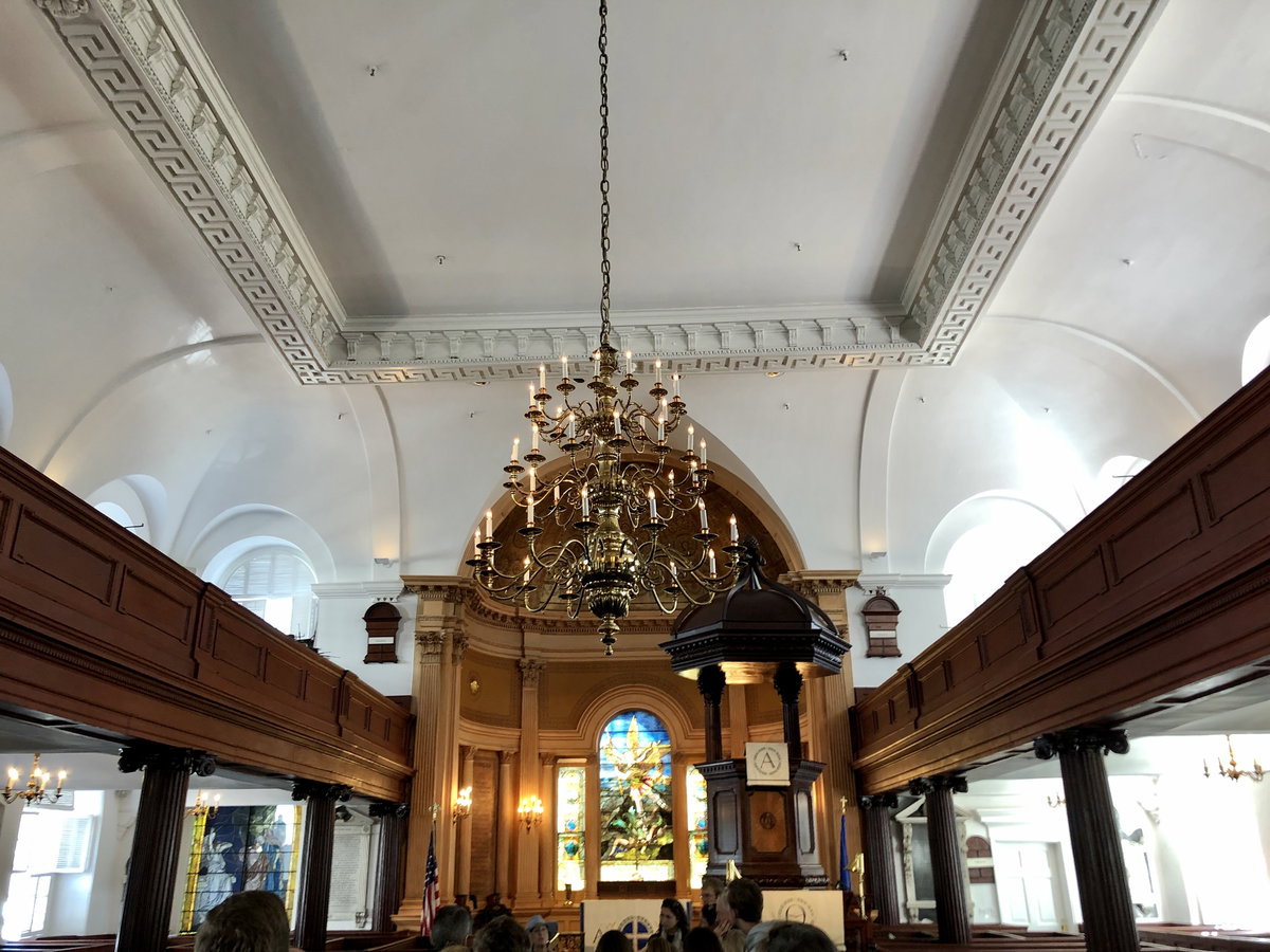 Interior, St. Michael's Episcopal Church, French Quarter, Charleston, SC, Charleston, South Carolina, USA, 2019