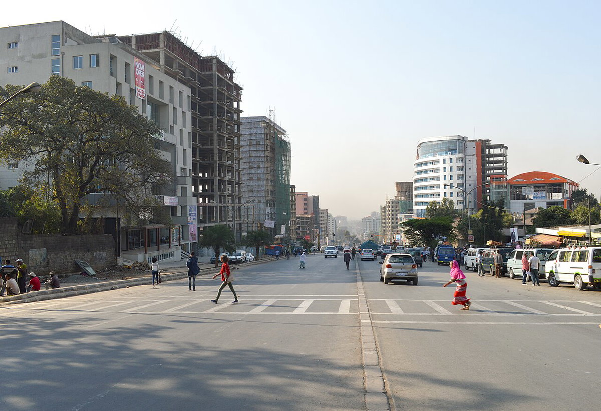Churchill Avenue, Addis Ababa, Ethiopia, 2016