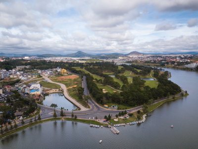 A river in Vietnam, Da Lat, 2018