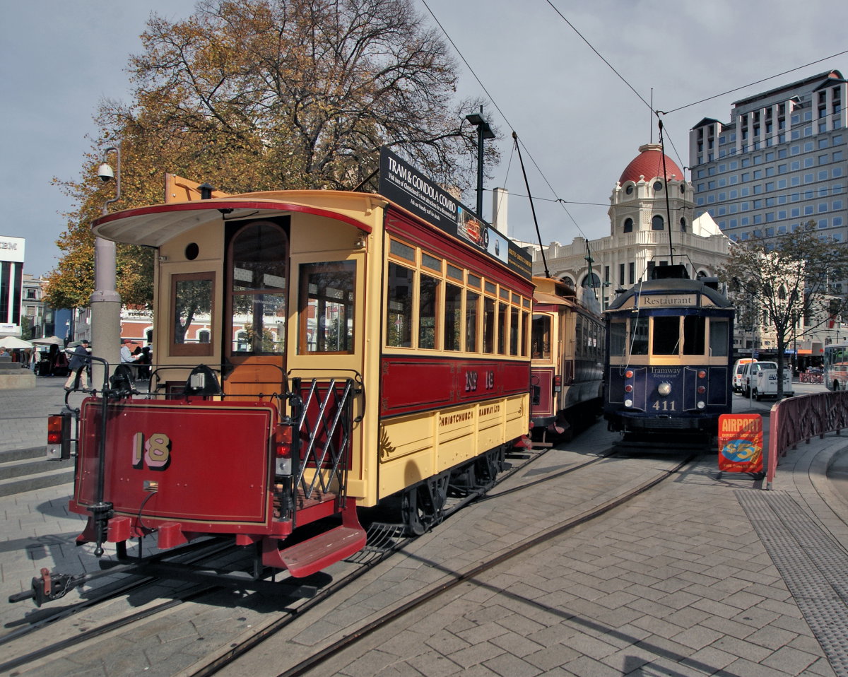 Trams Christchurch NZ, Christchurch, New Zealand, 2010