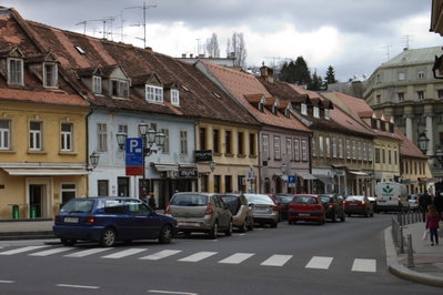 Záhřeb, Junija Palmotića, domy, Zagreb, 2013
