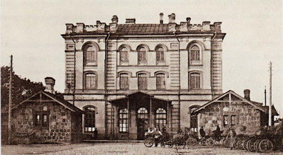 St. Petersburg-Warsaw railway station in Daugavpils, Daugavpils, 1912