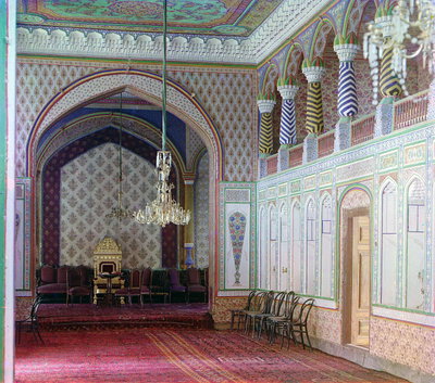 В загороднем дворце эмира бухарского, Бухара, Bukhara, 1905