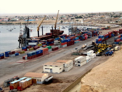 Commercial port of Namibe, Namibe, 2009
