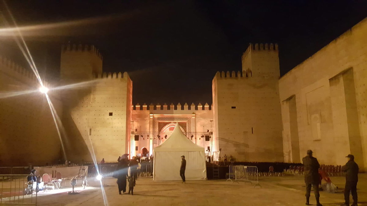 باب الماكينة ليلا, Fez, Morocco, 2019